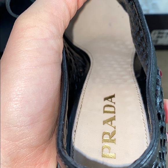 Authentic Prada Peep Toe Heels - Picture 9 of 13